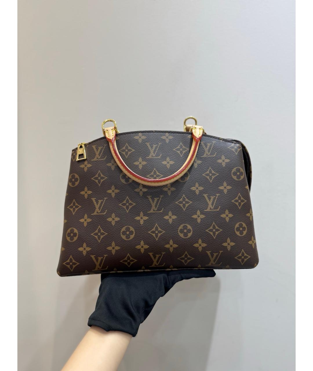 LOUIS VUITTON Коричневая сумка с короткими ручками, фото 3