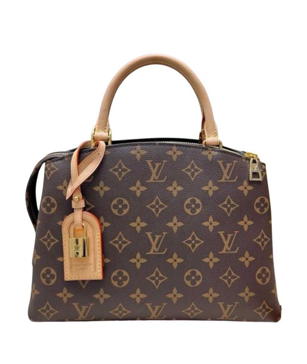 LOUIS VUITTON Коричневая сумка с короткими ручками, фото 1