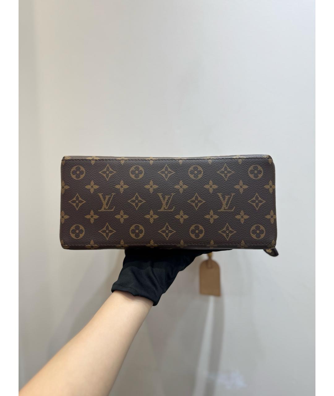 LOUIS VUITTON Коричневая сумка с короткими ручками, фото 6