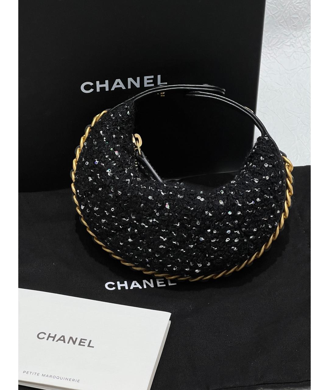CHANEL Черная сумка тоут, фото 2