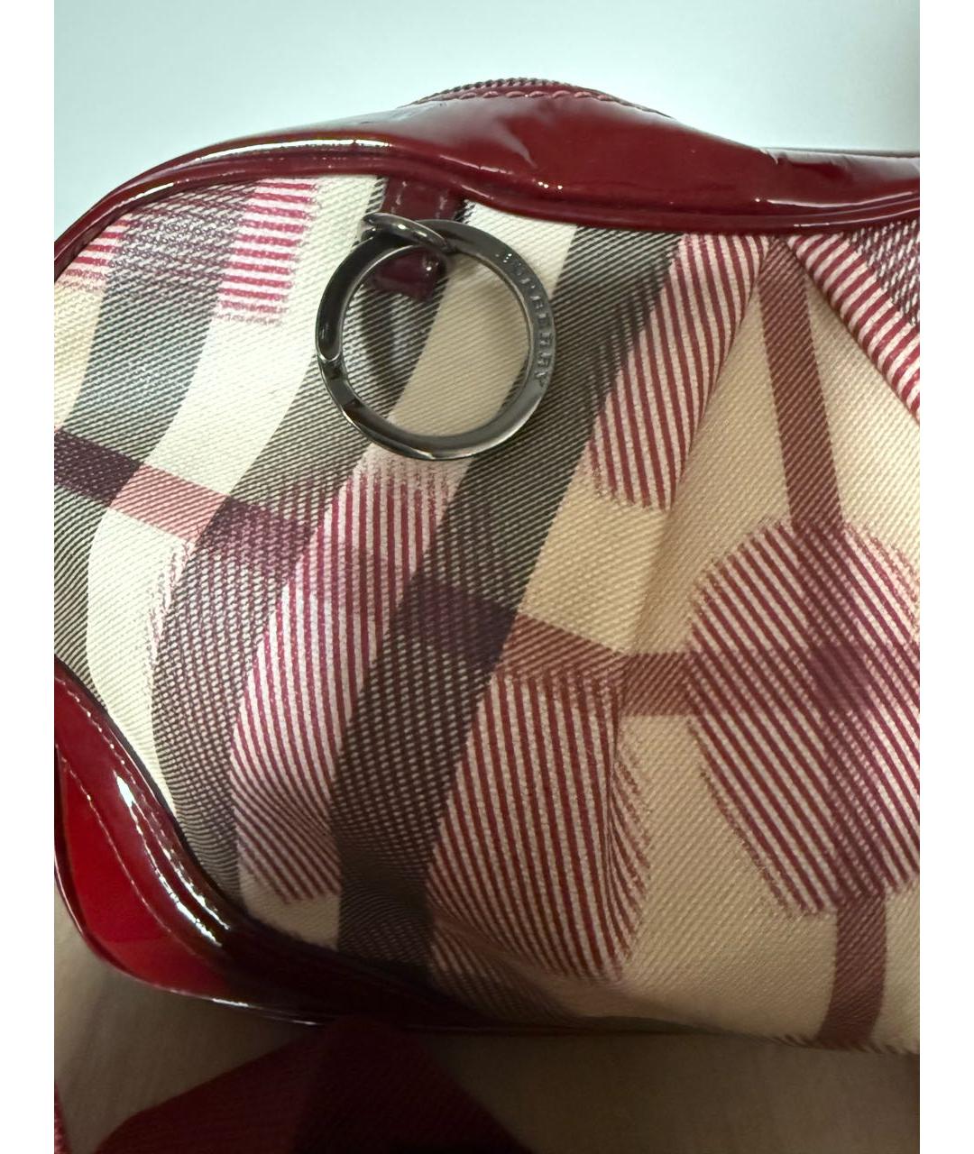 BURBERRY Бордовая сумка, фото 5