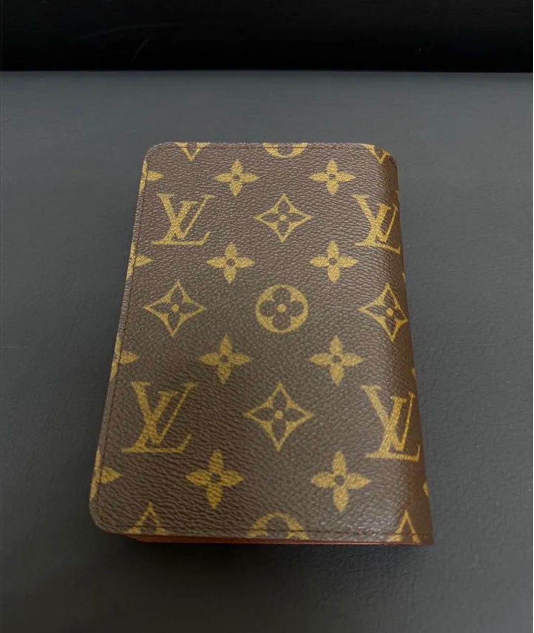 LOUIS VUITTON Коричневый кошелек, фото 2