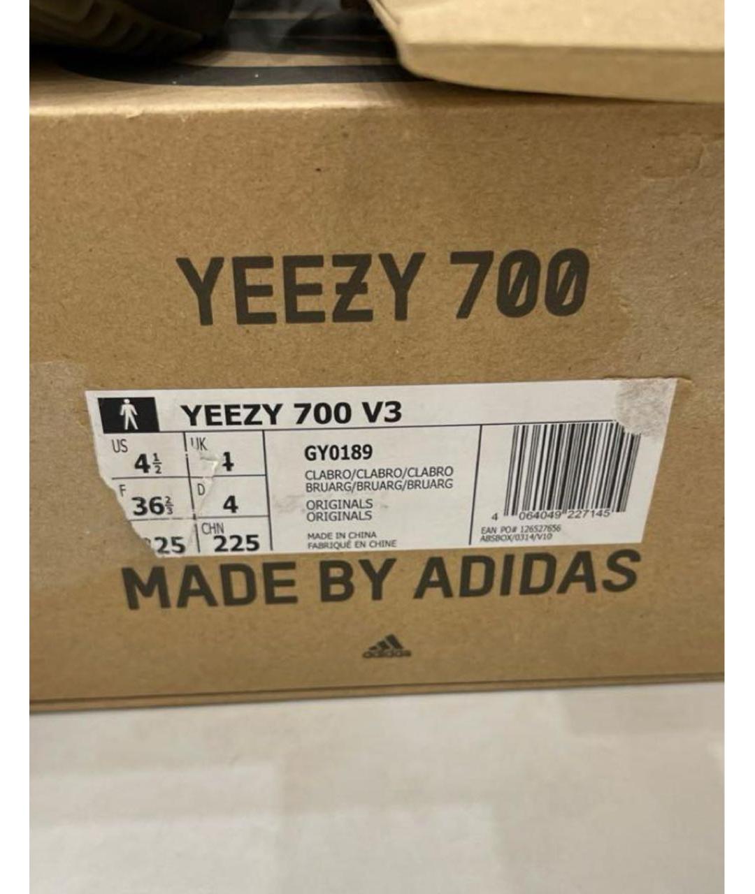 ADIDAS YEEZY Черные кеды, фото 5