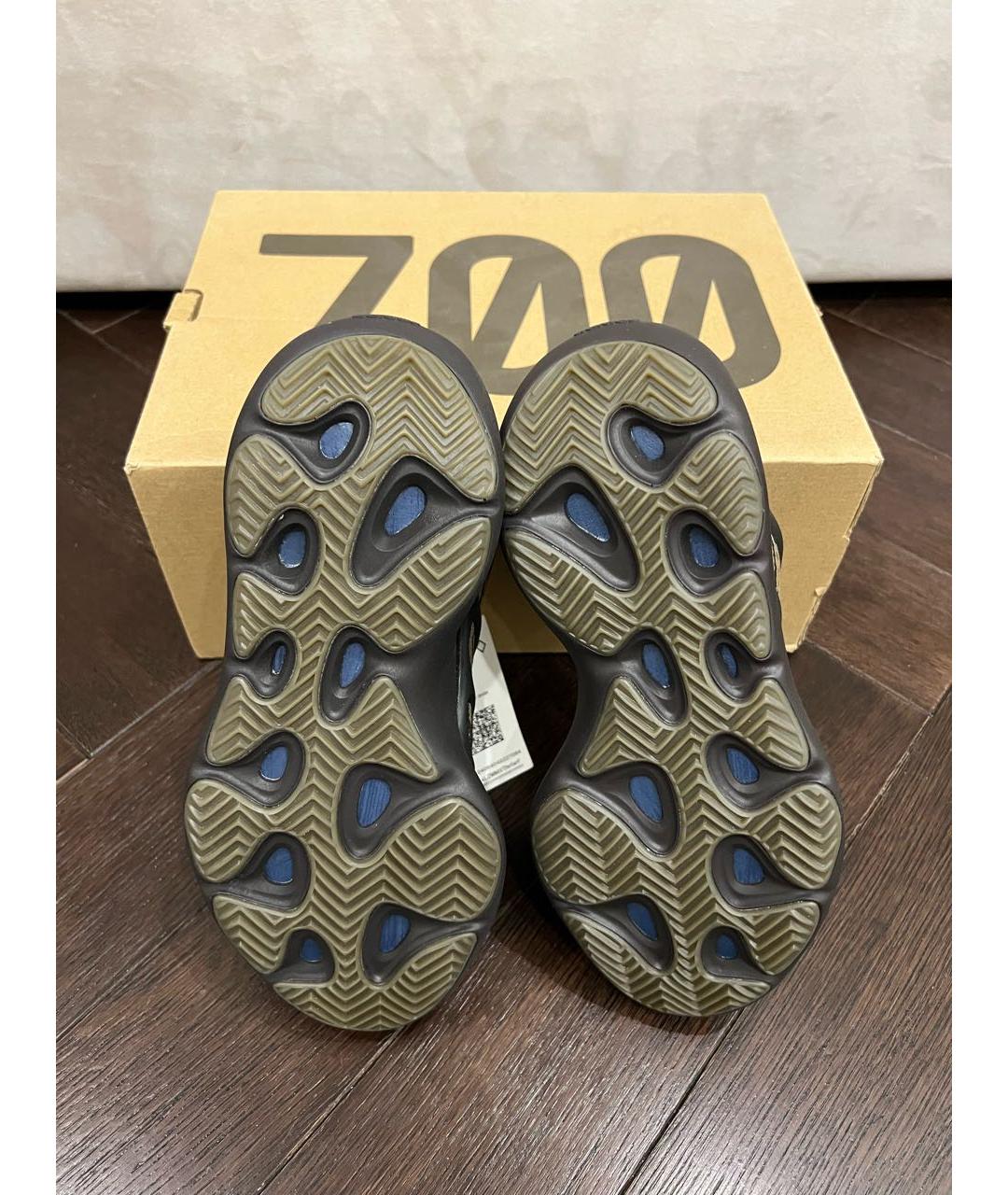ADIDAS YEEZY Черные кеды, фото 4