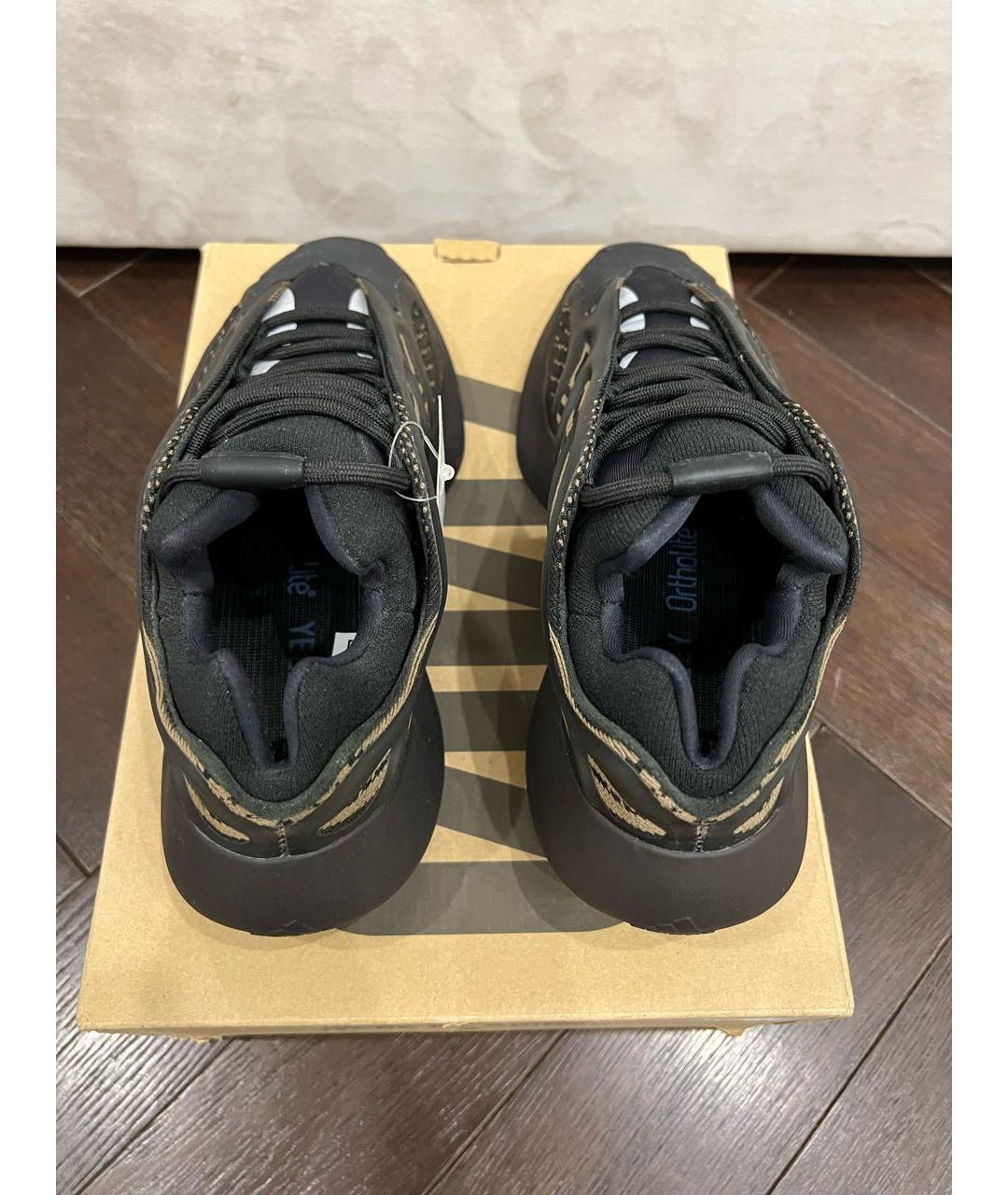 ADIDAS YEEZY Черные кеды, фото 2