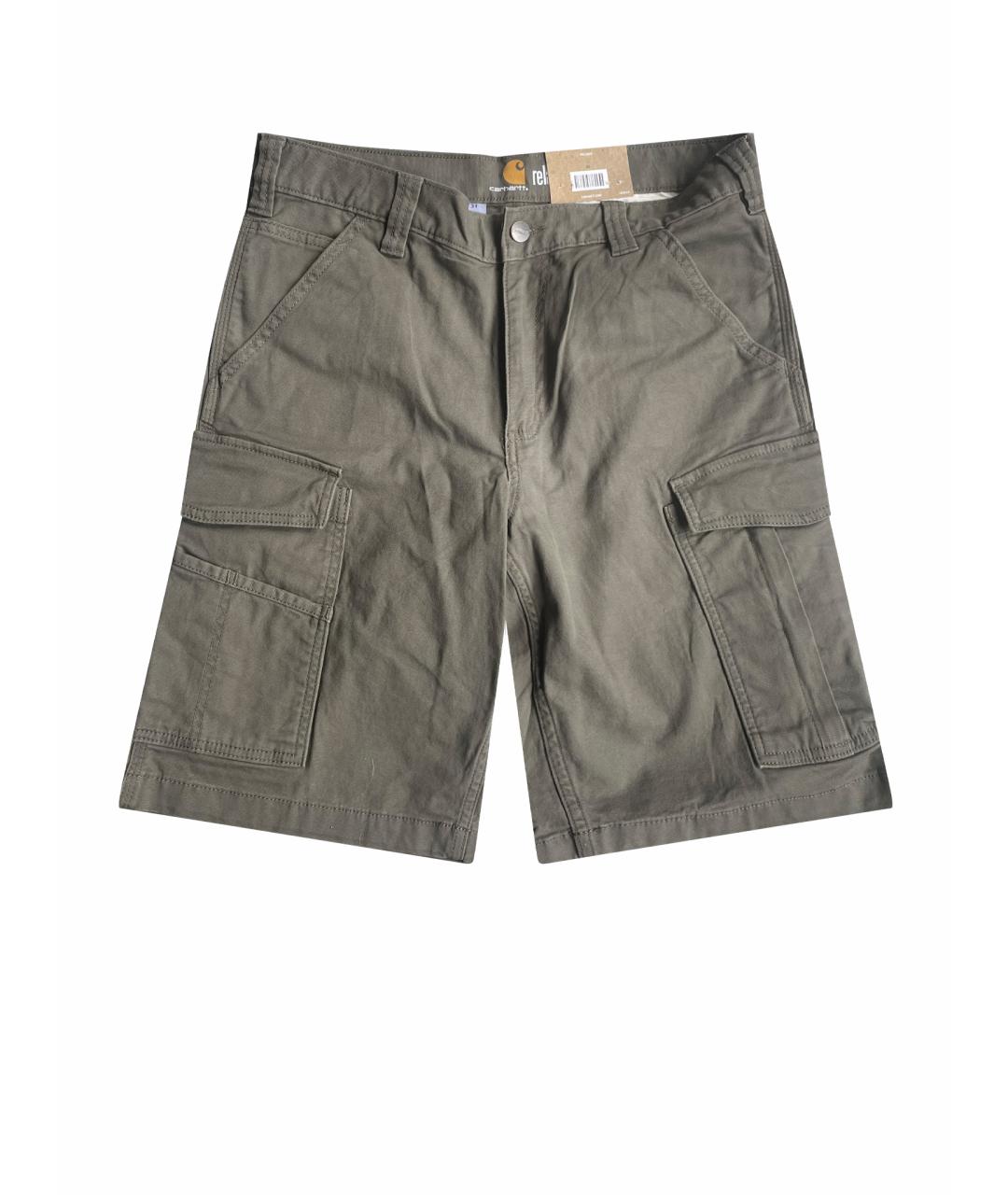 CARHARTT Хаки хлопковые шорты, фото 1