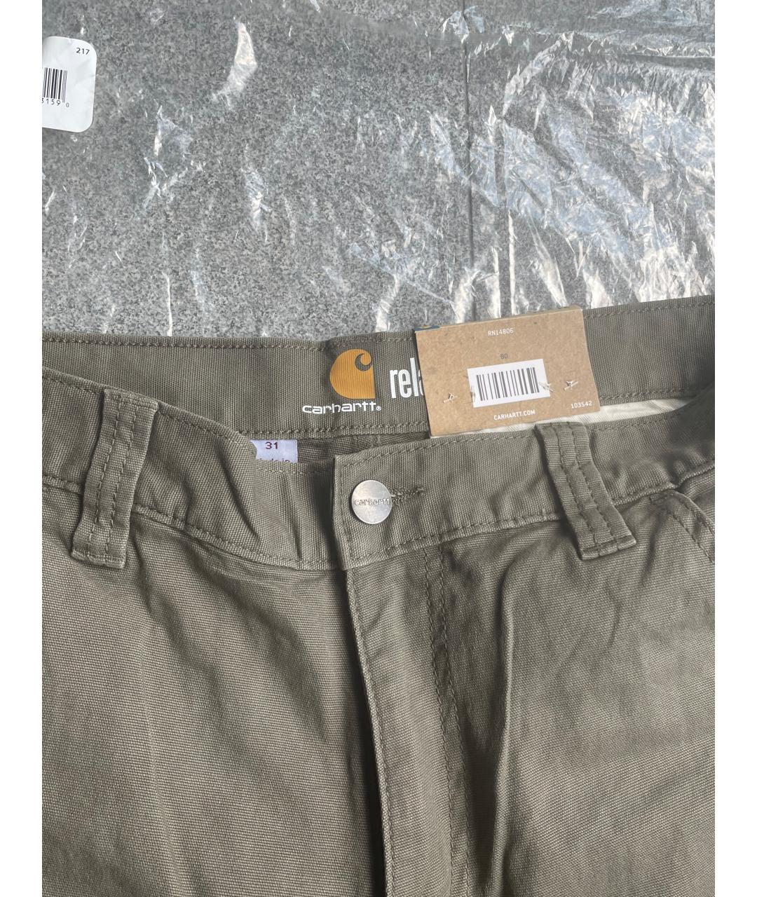 CARHARTT Хаки хлопковые шорты, фото 3