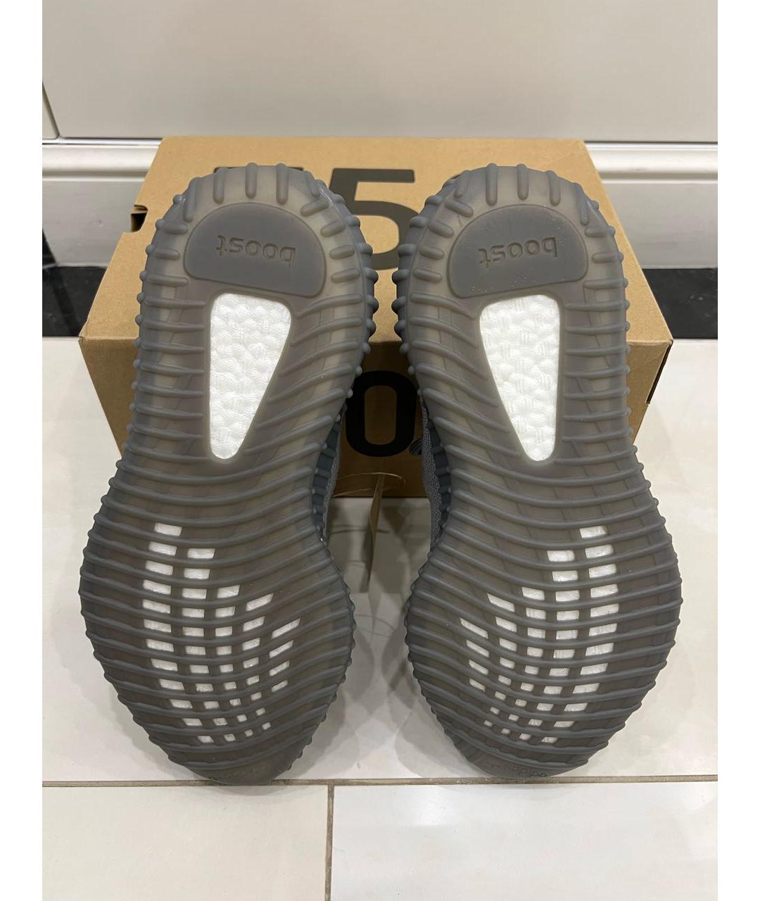 ADIDAS YEEZY Антрацитовые кеды, фото 5