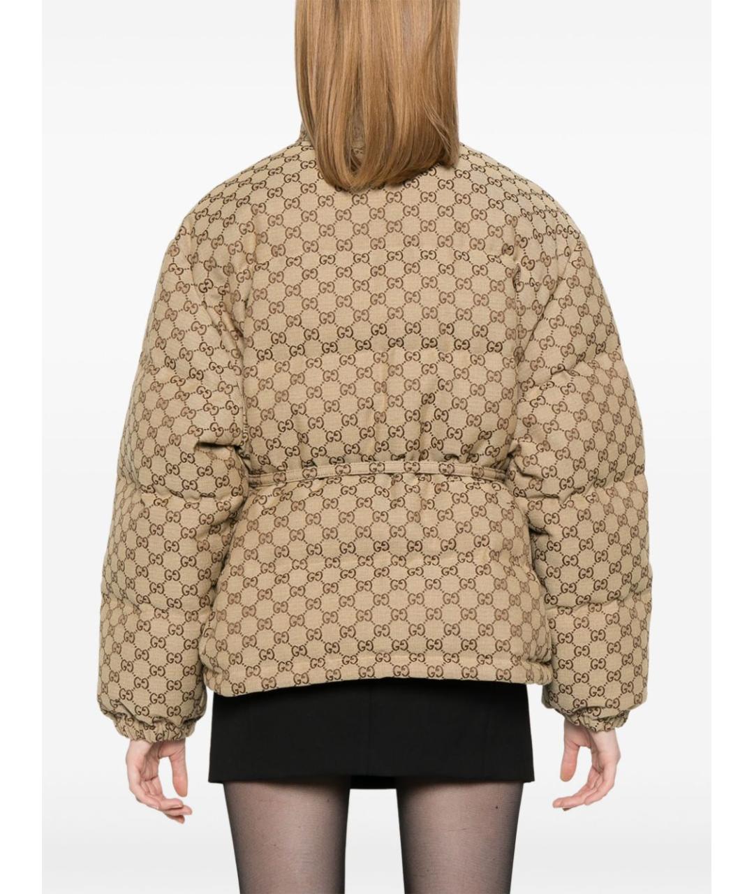 GUCCI Бежевый пуховик, фото 3