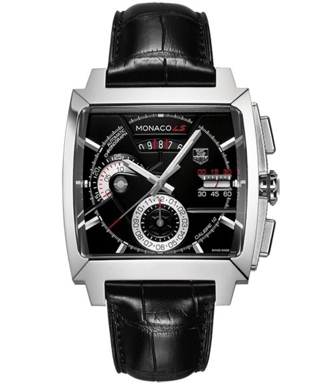 TAG HEUER Черные металлические часы, фото 1