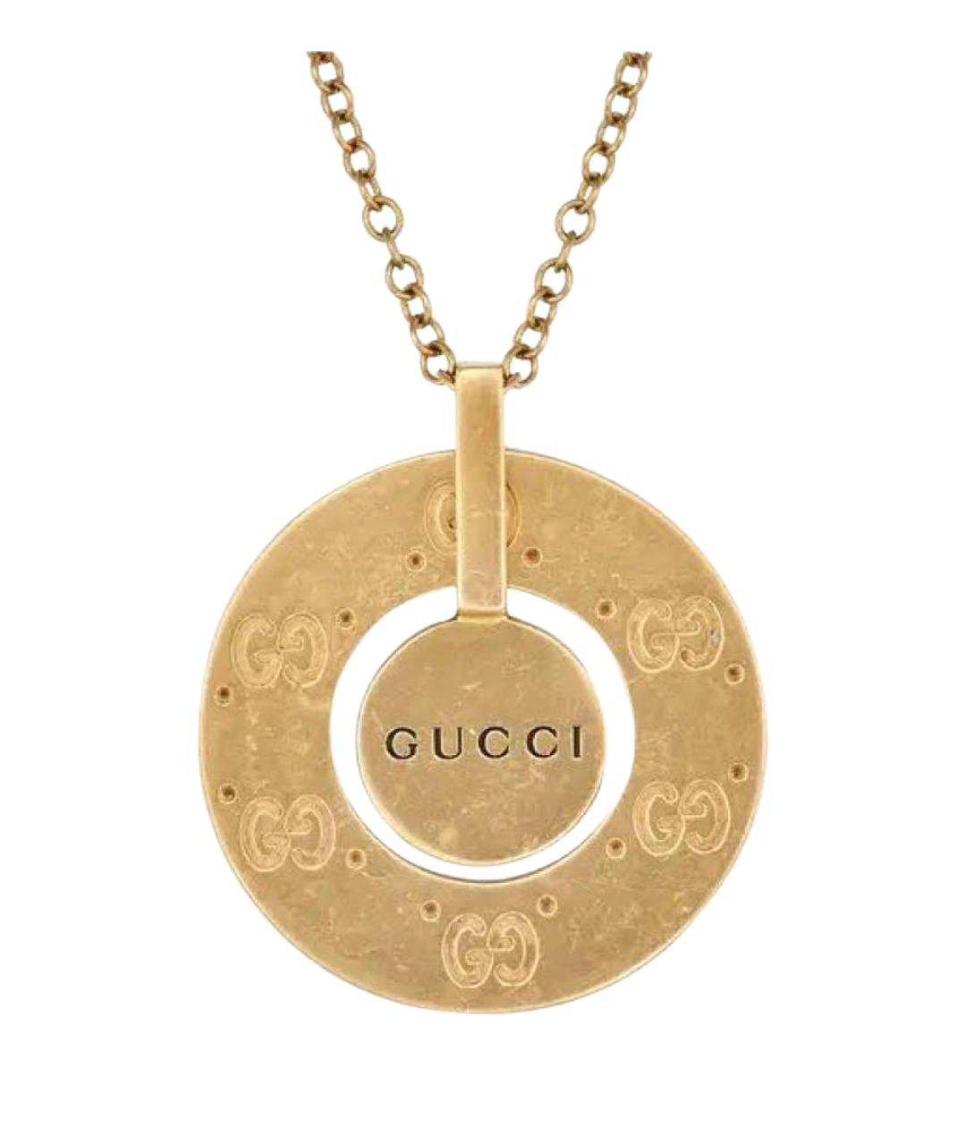 GUCCI Золотое колье из желтого золота, фото 1