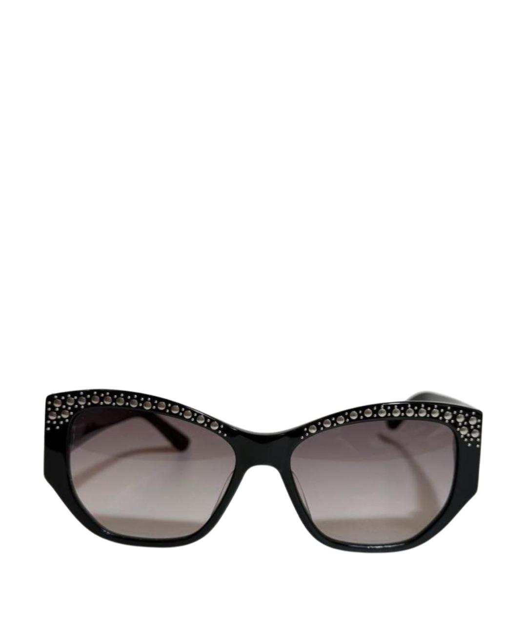 KARL LAGERFELD Черные пластиковые солнцезащитные очки, фото 1