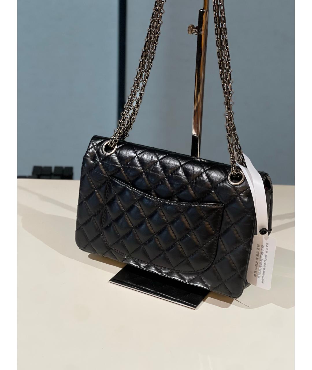 CHANEL Черная кожаная сумка через плечо, фото 4