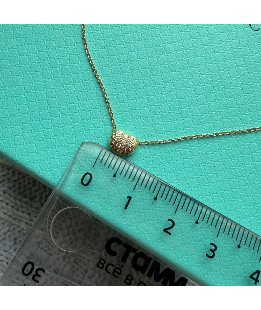 TIFFANY&CO Золотая подвеска из желтого золота, фото 5