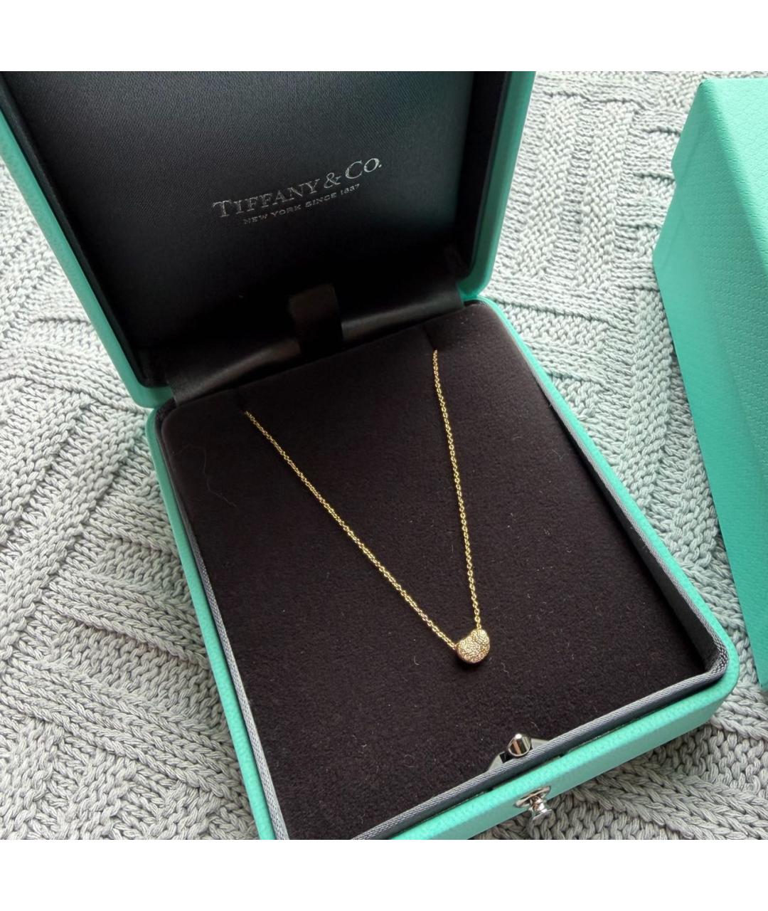 TIFFANY&CO Золотая подвеска из желтого золота, фото 7