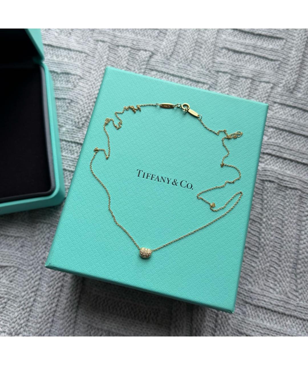 TIFFANY&CO Золотая подвеска из желтого золота, фото 4