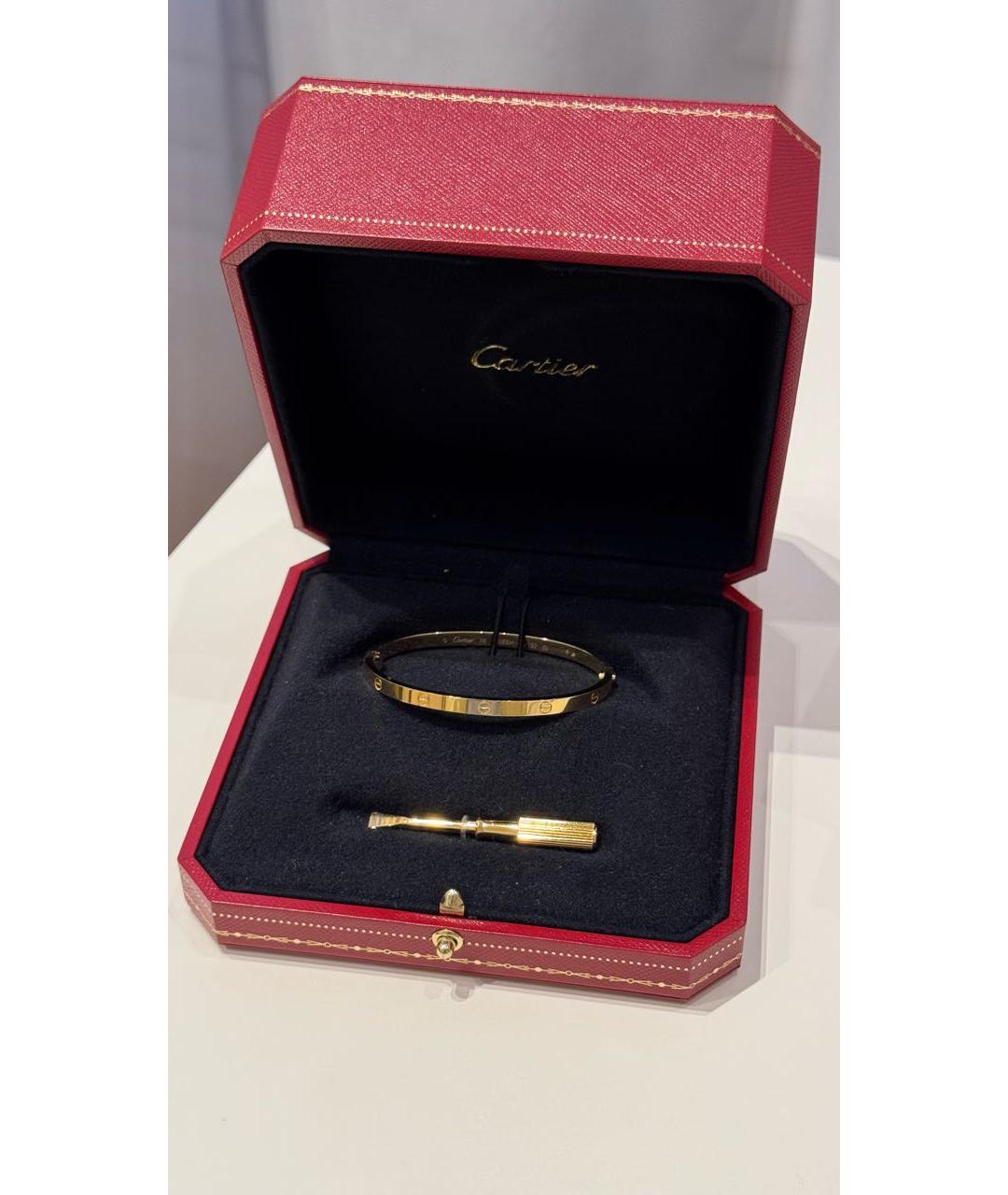 CARTIER Желтый браслет из желтого золота, фото 4