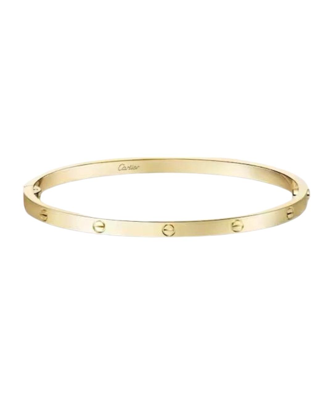 CARTIER Желтый браслет из желтого золота, фото 1