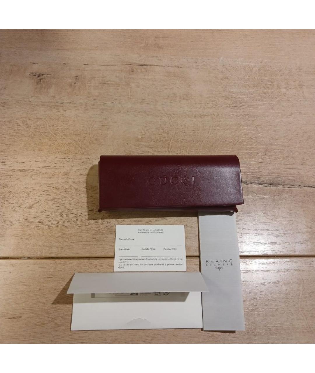GUCCI Черные пластиковые солнцезащитные очки, фото 4