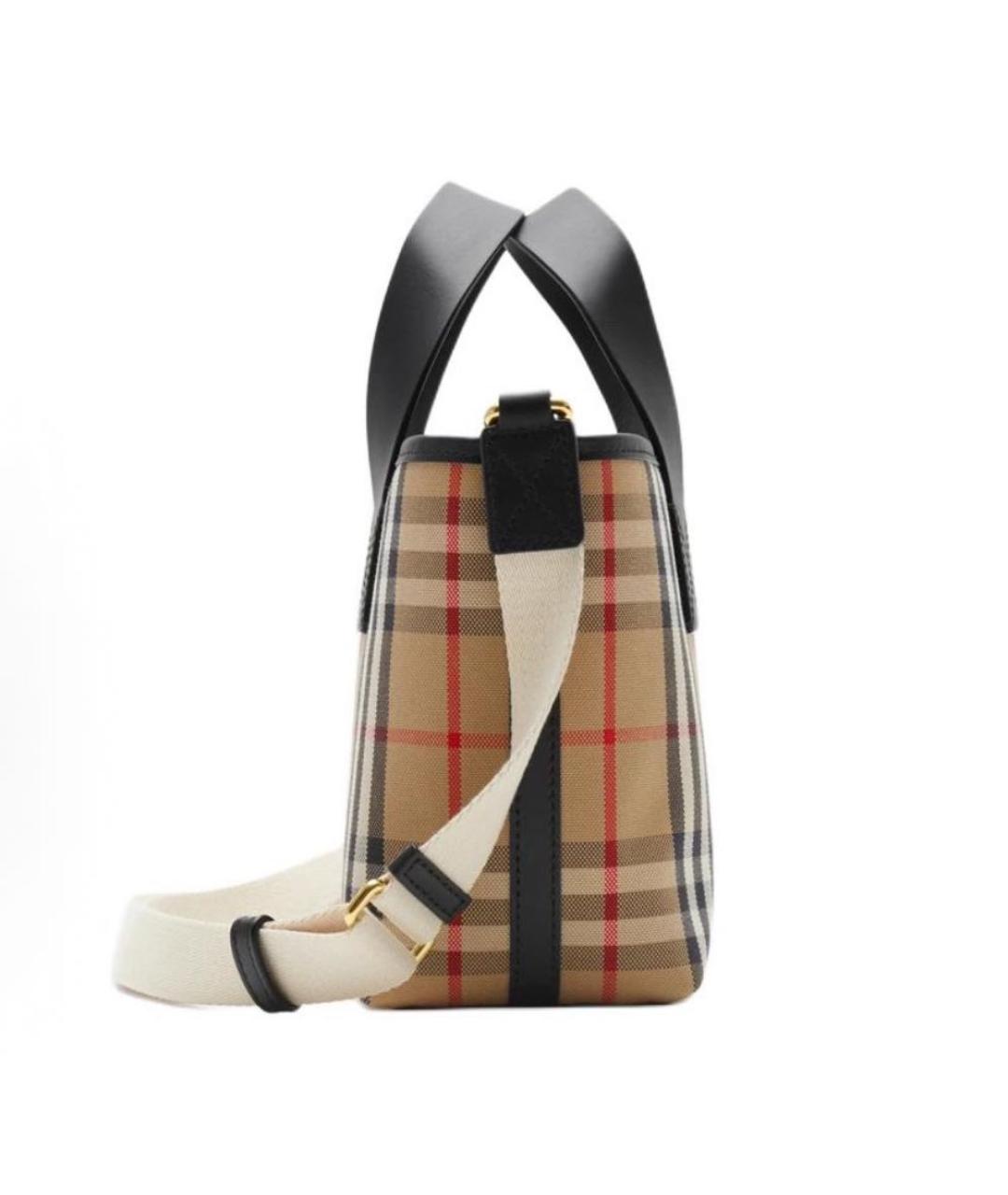 BURBERRY Коричневая сумка тоут, фото 2