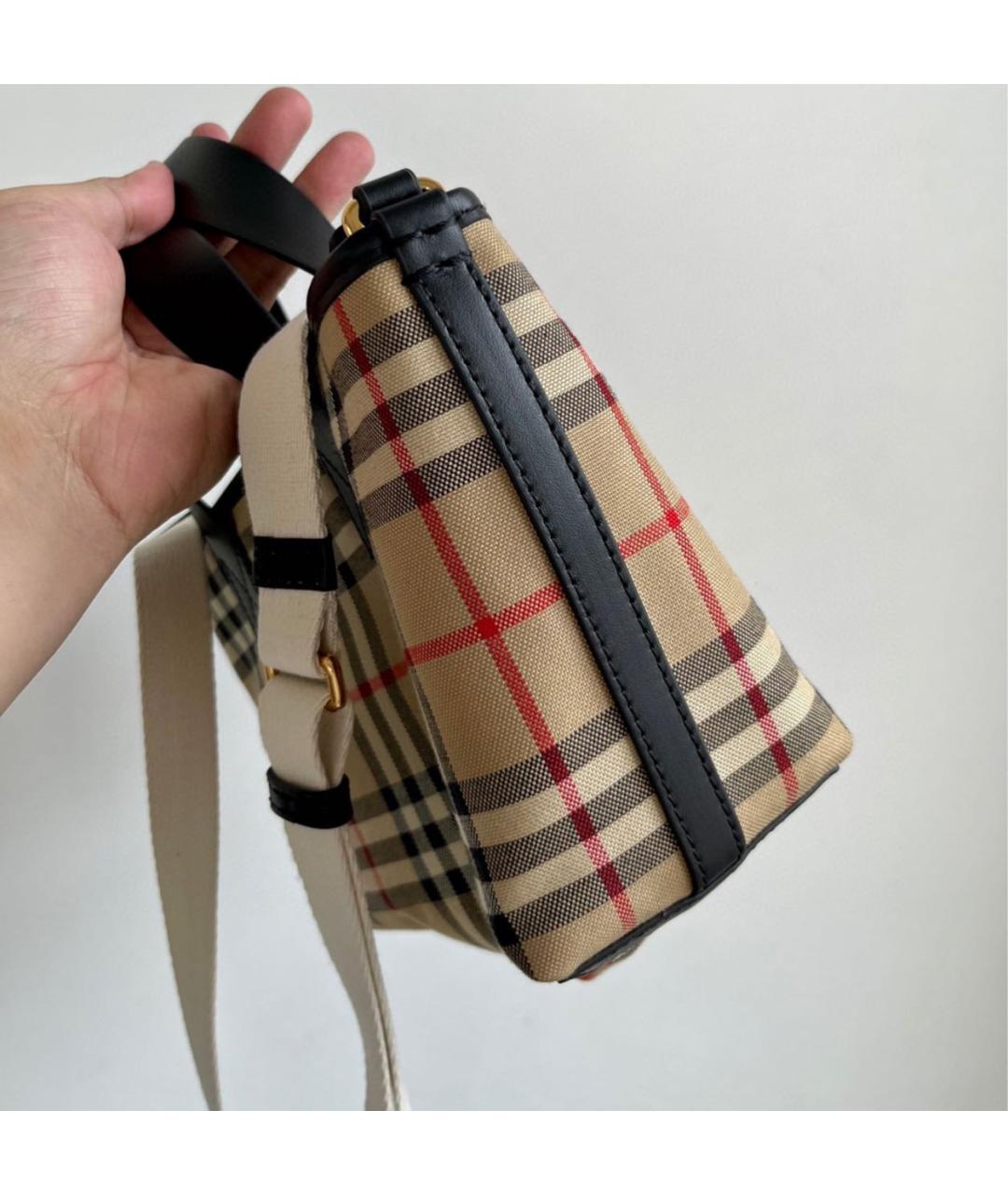 BURBERRY Коричневая сумка тоут, фото 6