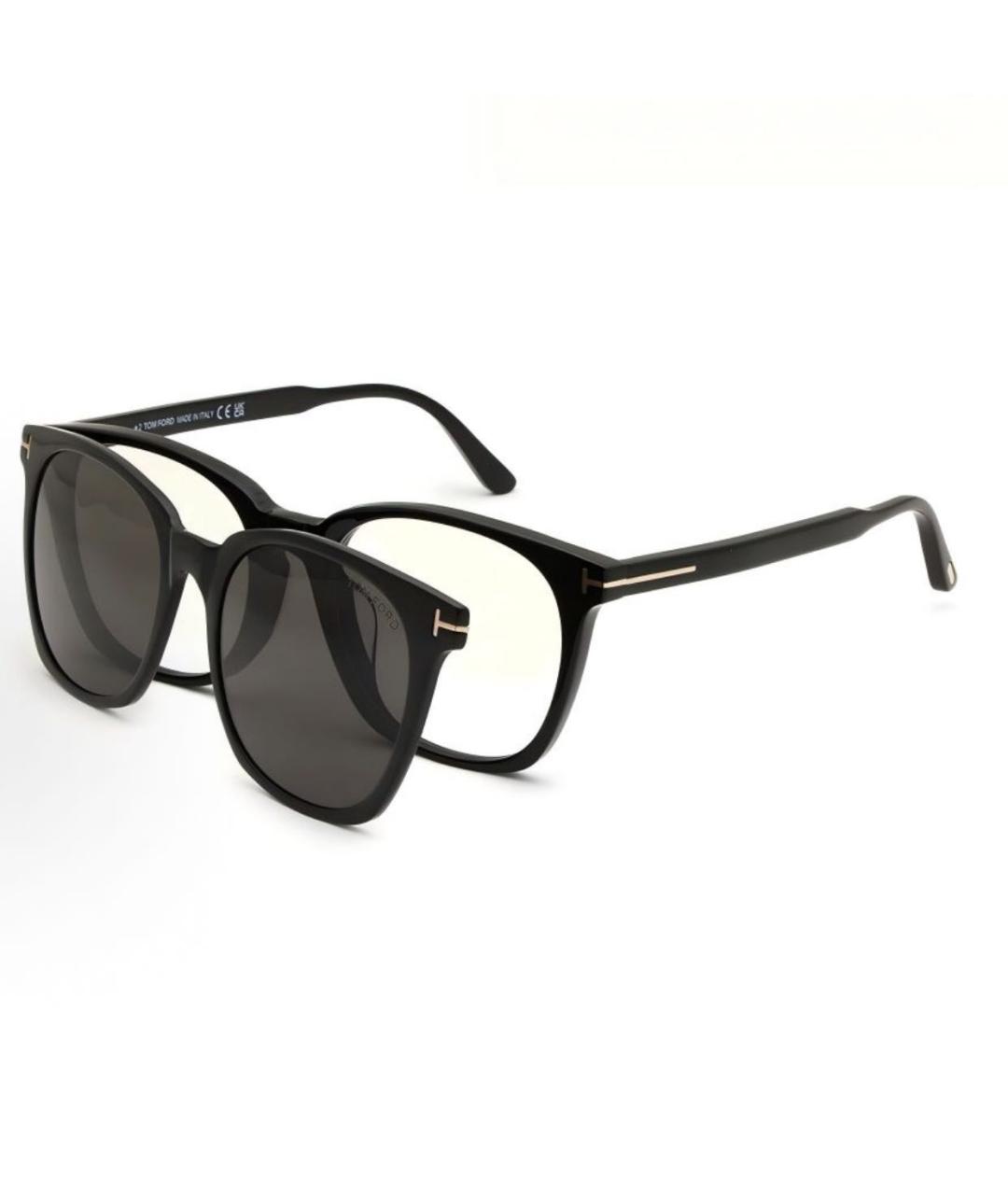TOM FORD Черные солнцезащитные очки, фото 1