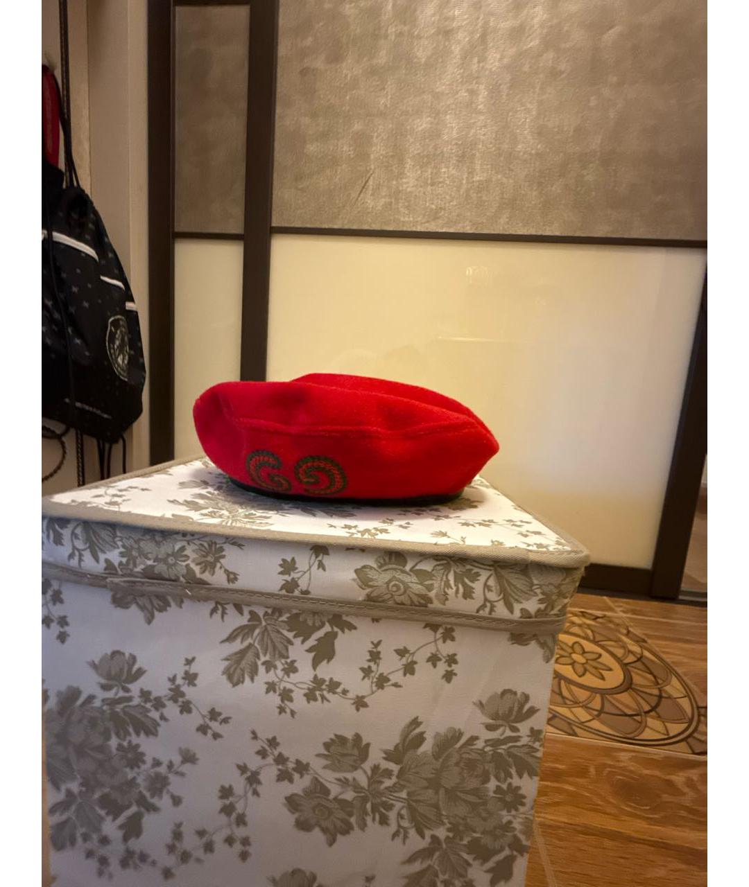 GUCCI Красная кепка, фото 3