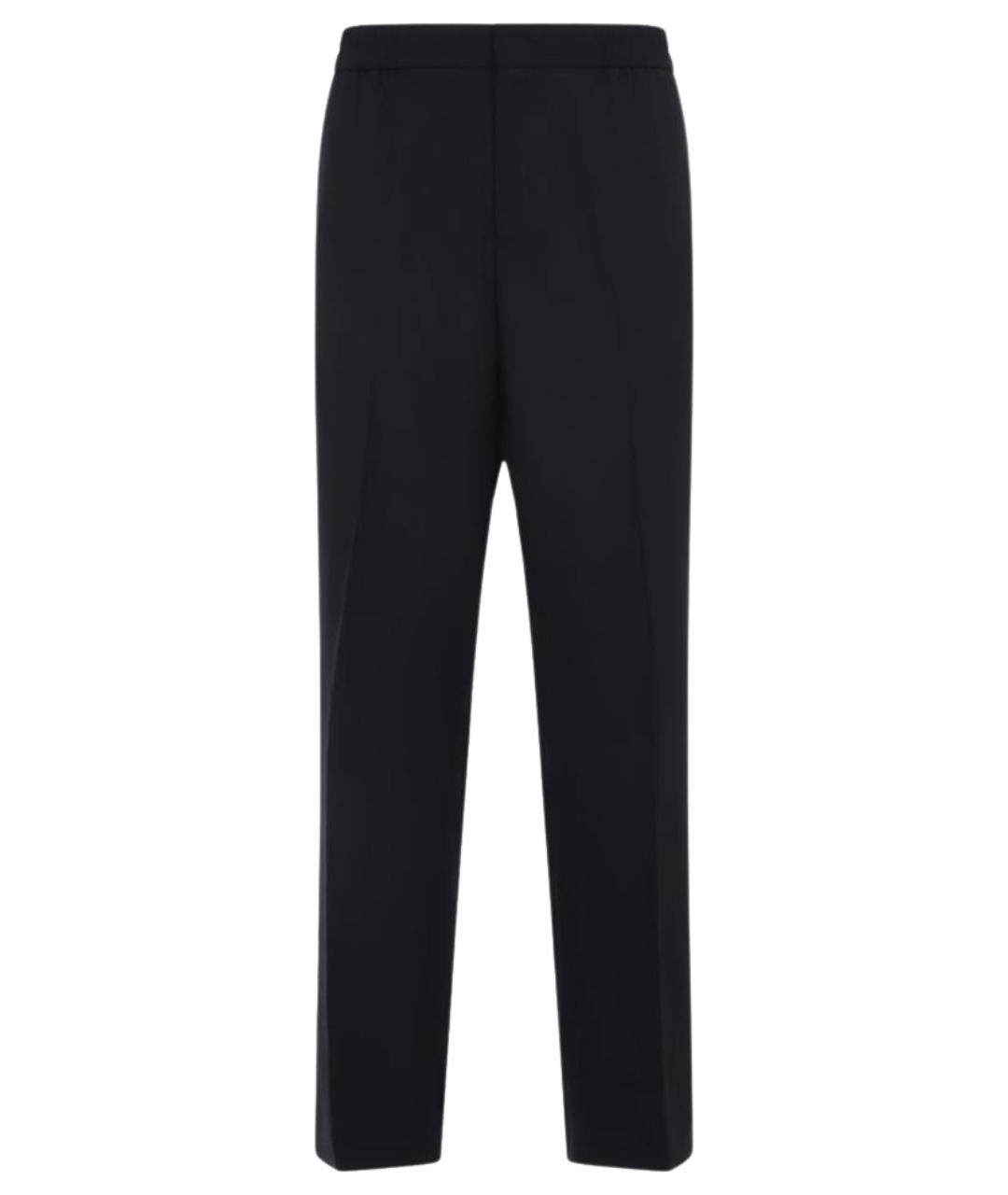 PAUL SMITH Темно-синие шерстяные повседневные брюки, фото 1