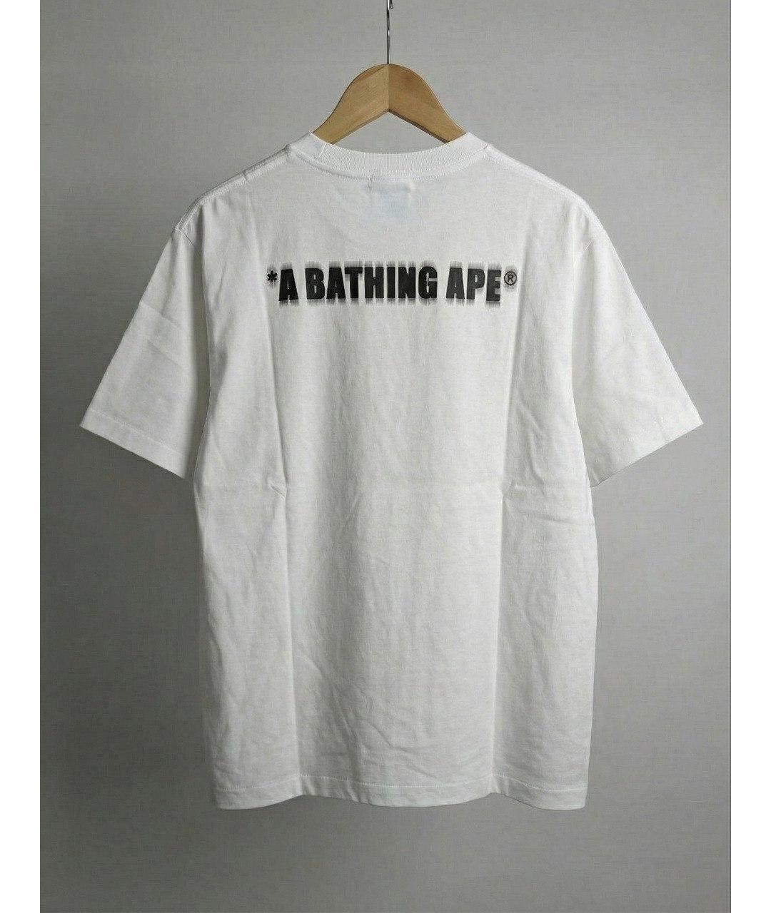 BAPE Белая хлопковая футболка, фото 2