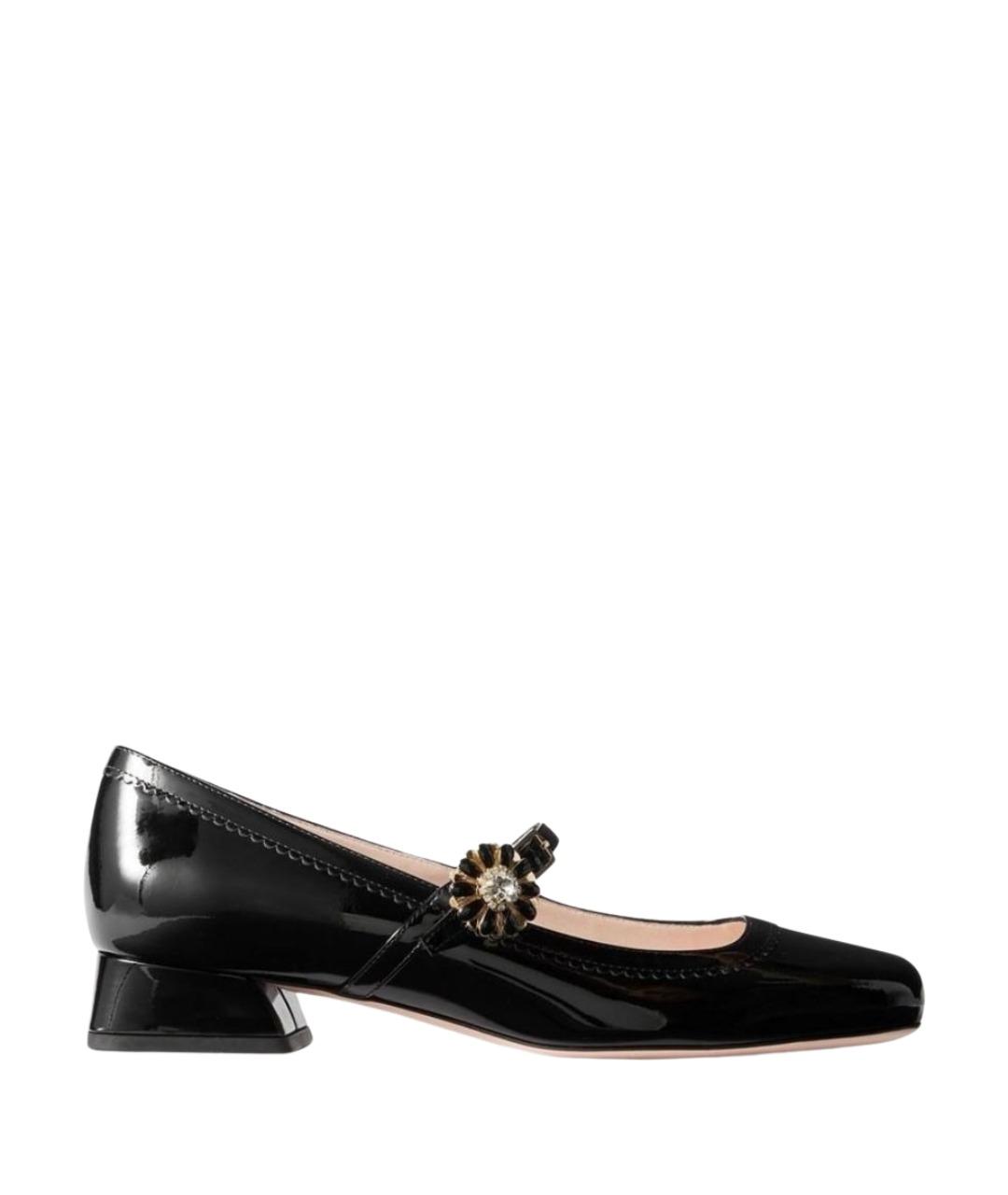ROGER VIVIER Черные туфли из лакированной кожи, фото 1