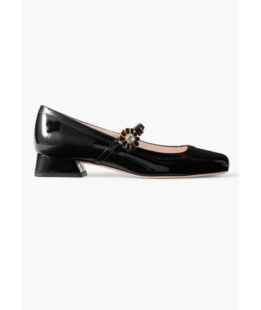 ROGER VIVIER Черные туфли из лакированной кожи, фото 5