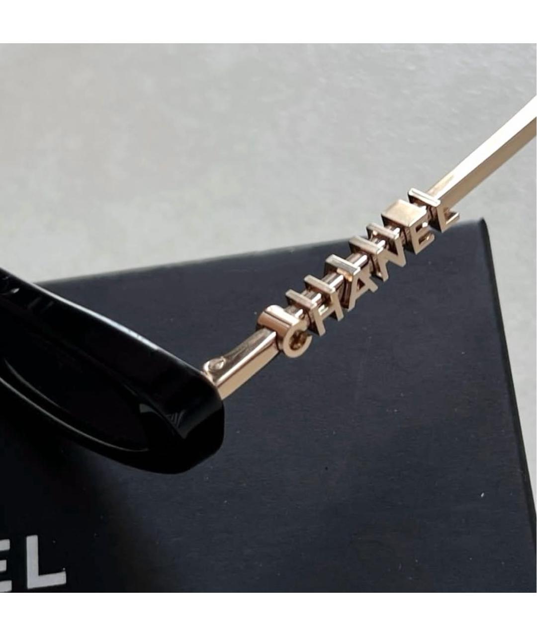 CHANEL Черные солнцезащитные очки, фото 8