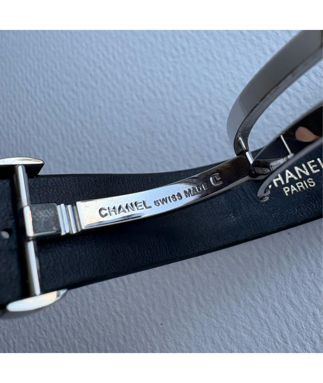CHANEL Черные часы, фото 5