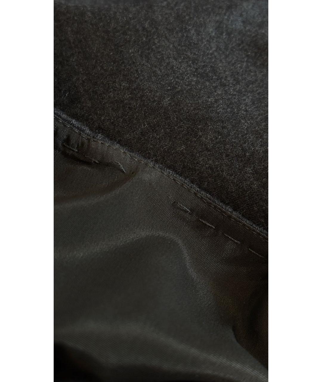 MAX MARA Серое шерстяное повседневное платье, фото 3