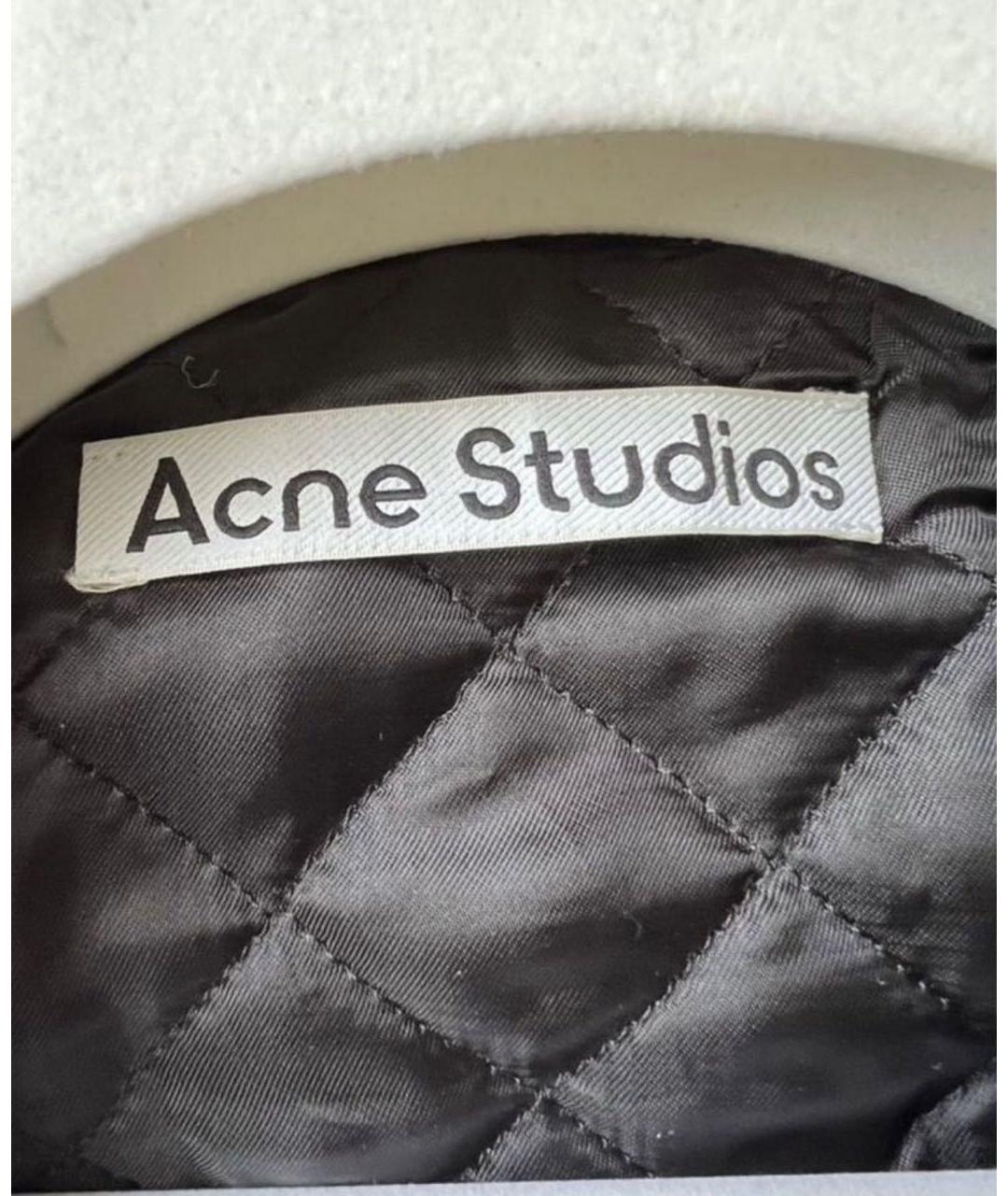 ACNE STUDIOS Черная кожаная куртка, фото 3