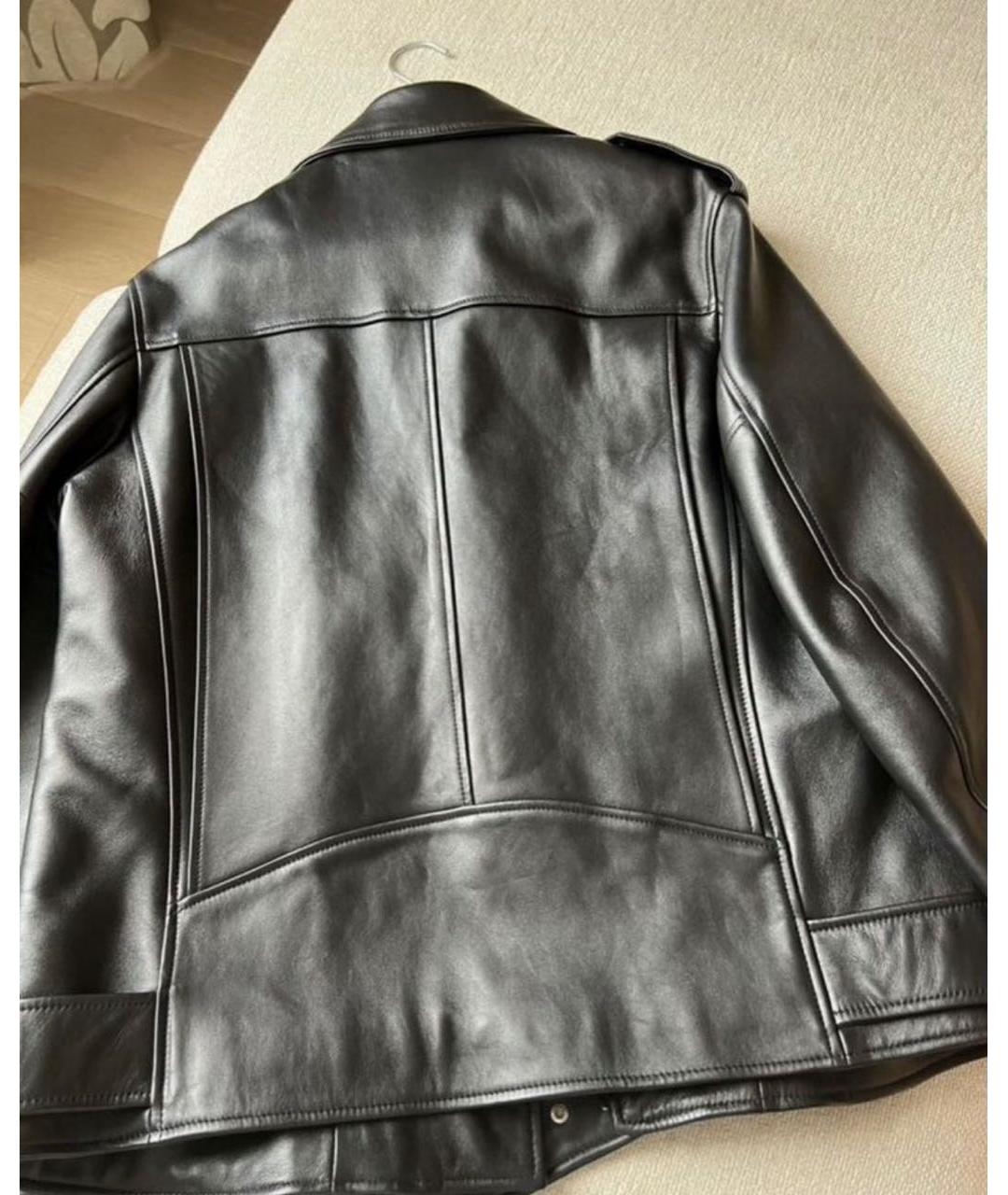 ACNE STUDIOS Черная кожаная куртка, фото 2