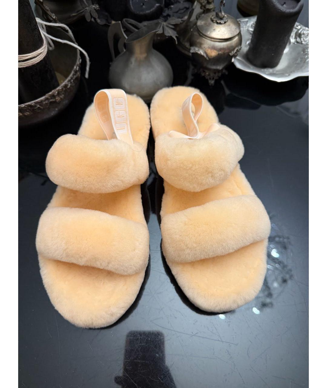 UGG AUSTRALIA Оранжевые сандалии, фото 5
