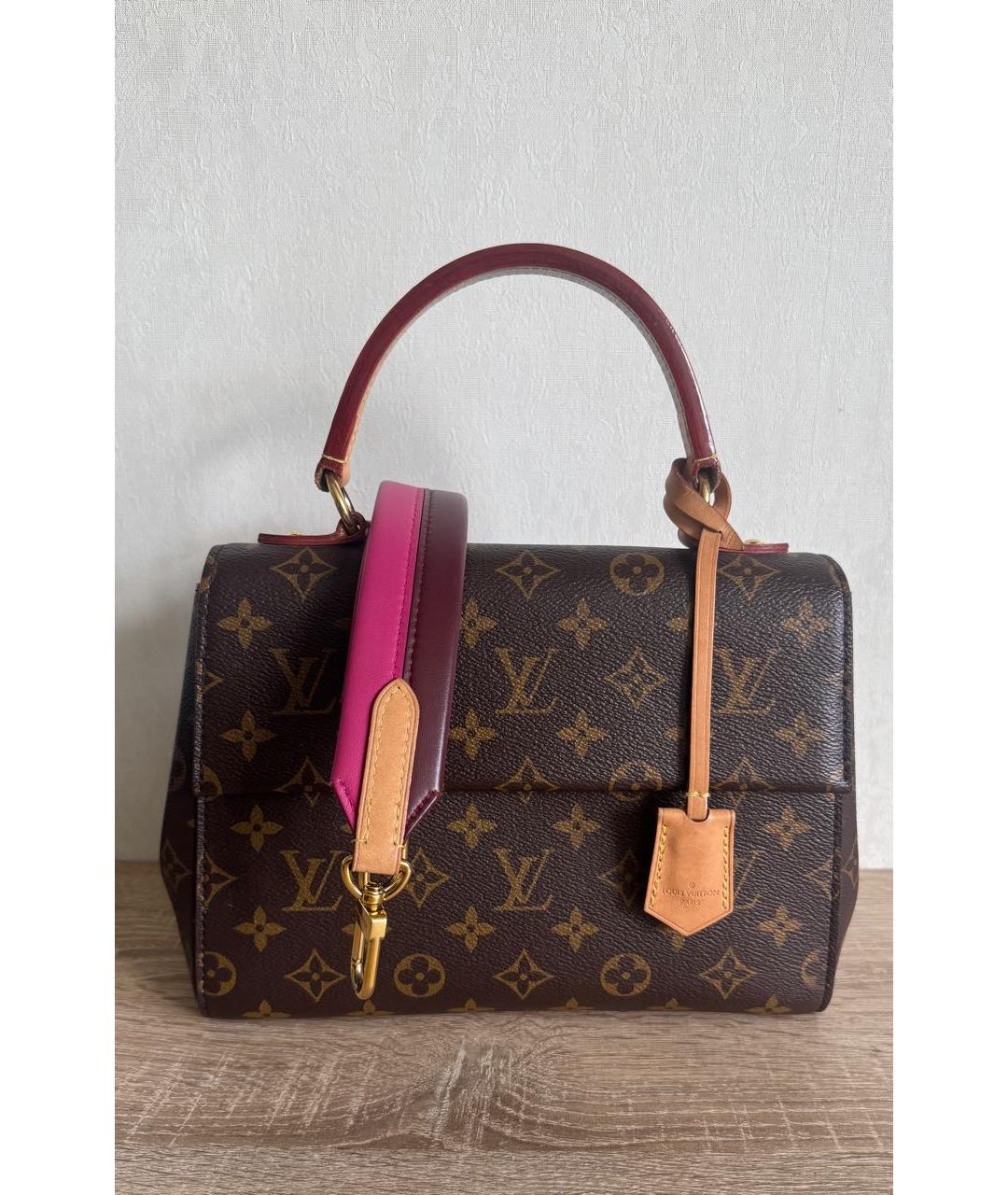 LOUIS VUITTON Коричневая сумка с короткими ручками, фото 9