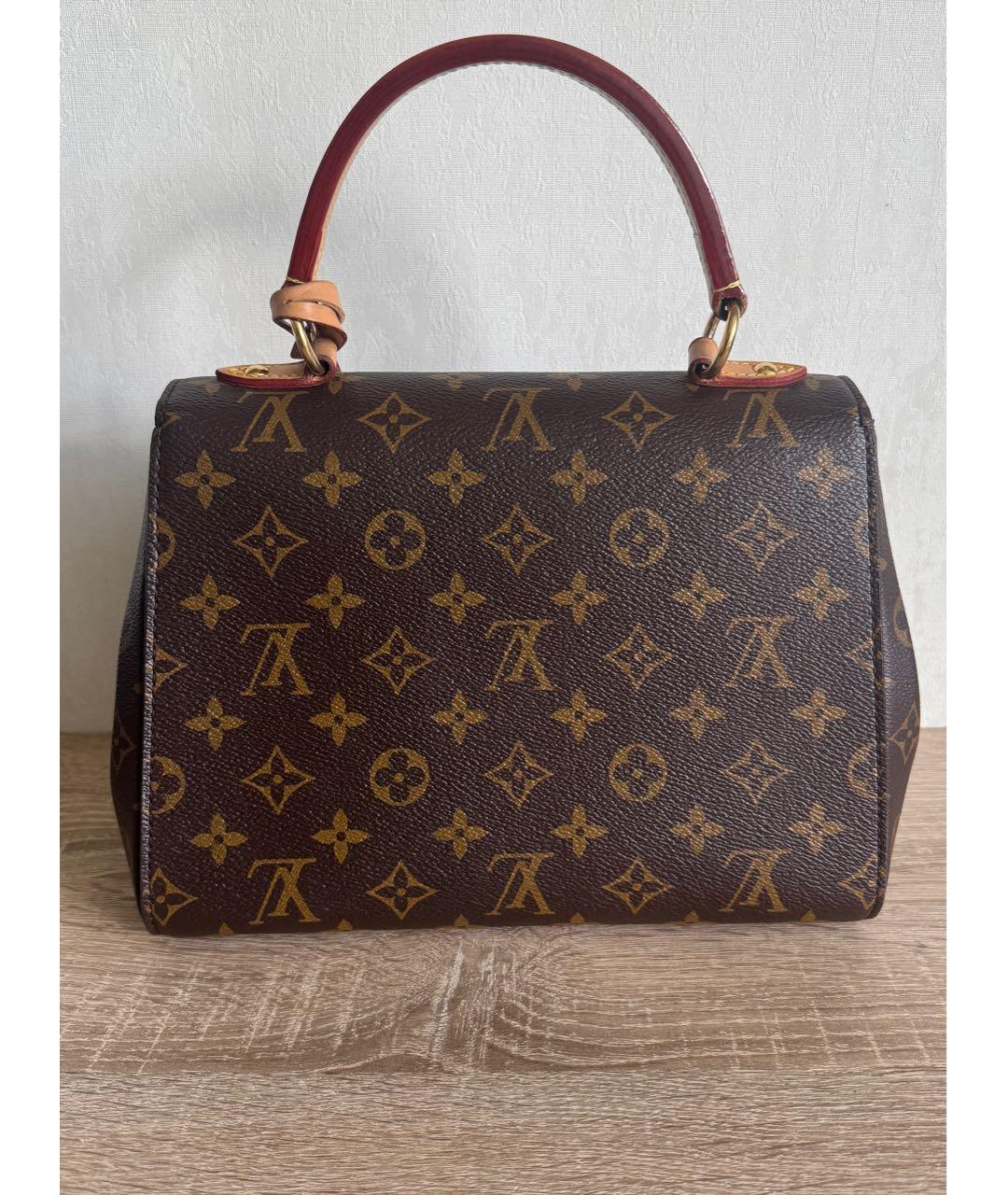 LOUIS VUITTON Коричневая сумка с короткими ручками, фото 2