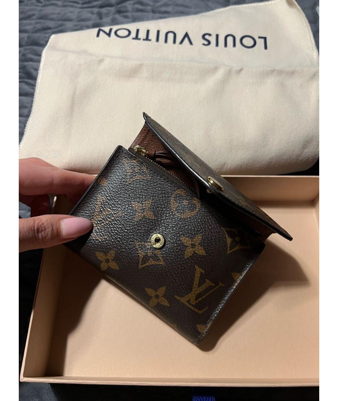 LOUIS VUITTON Коричневый кошелек, фото 2