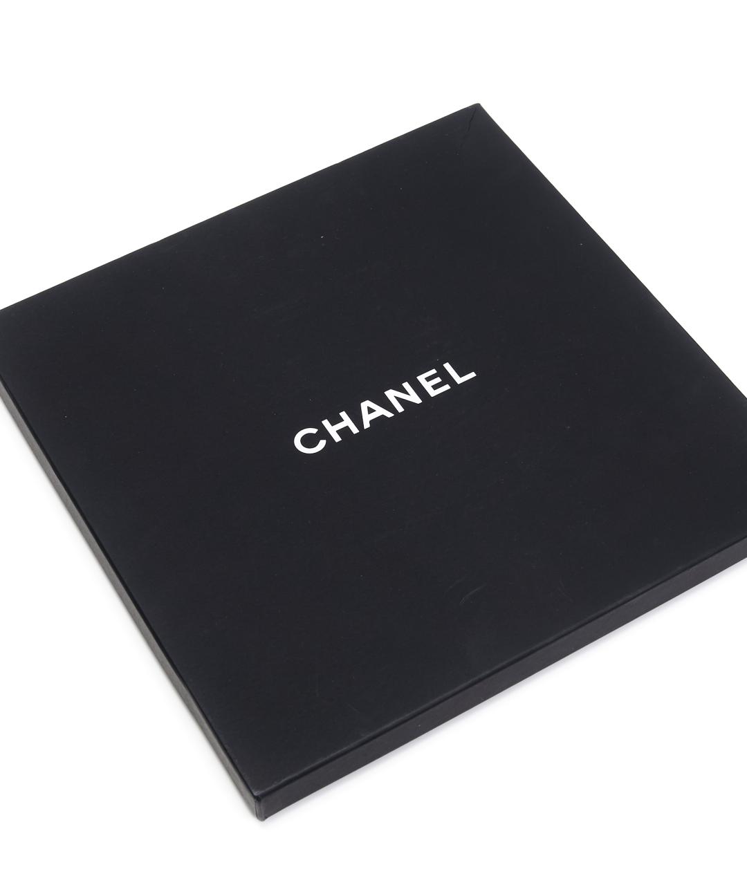 CHANEL Белый шелковый платок, фото 4