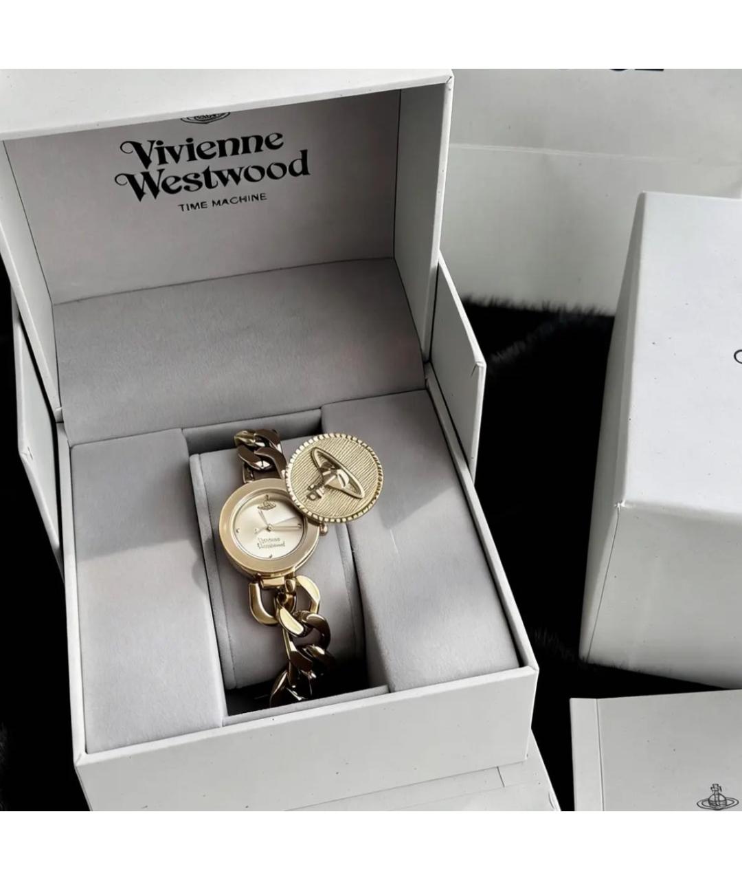 VIVIENNE WESTWOOD Золотые часы, фото 7