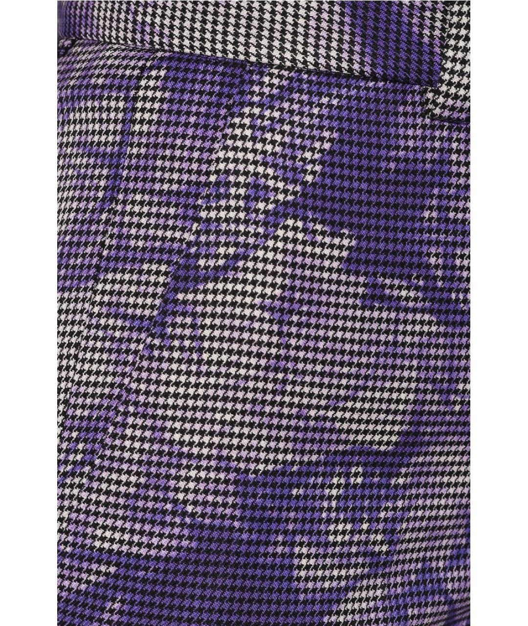 VERSACE Шерстяные прямые брюки, фото 4