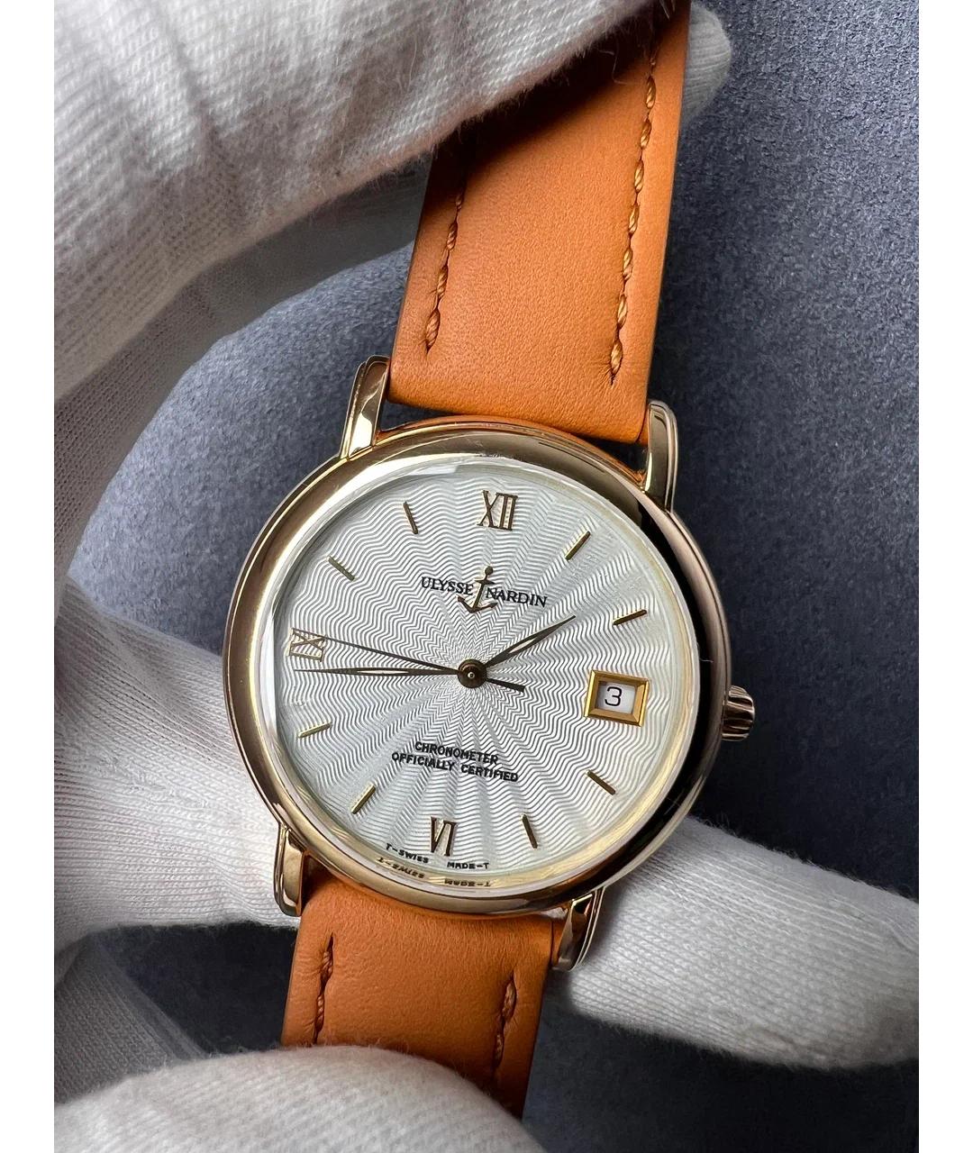 Ulysse Nardin Белые металлические часы, фото 2
