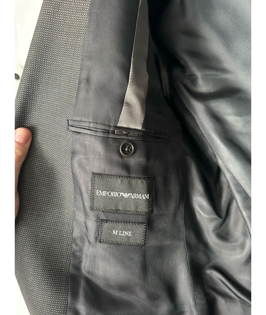 EMPORIO ARMANI Серый повседневный костюм, фото 2