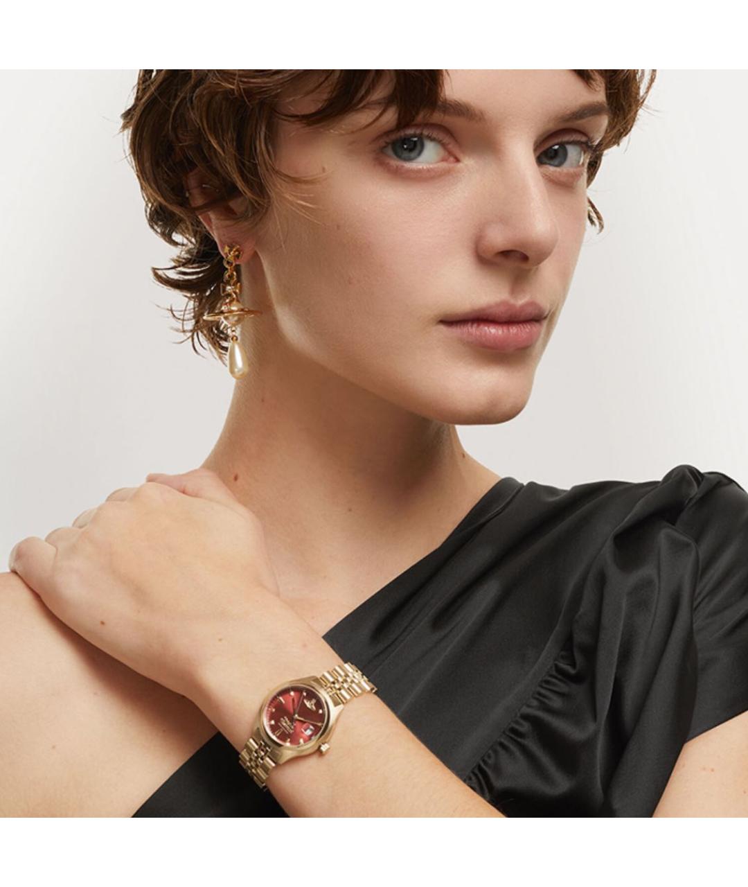 VIVIENNE WESTWOOD Золотые часы, фото 5