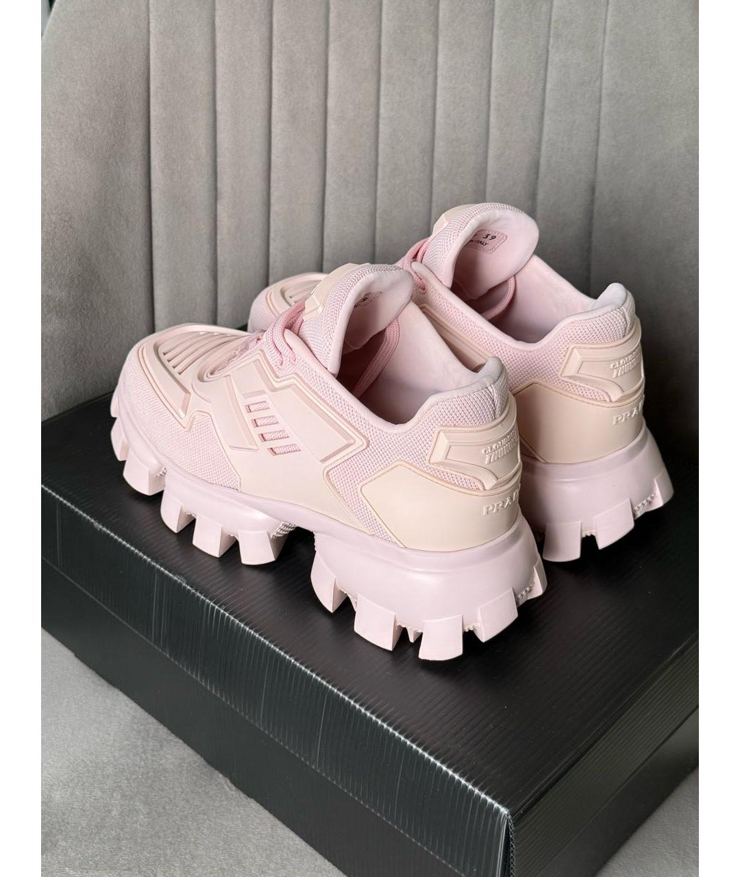 PRADA Розовые кроссовки, фото 6