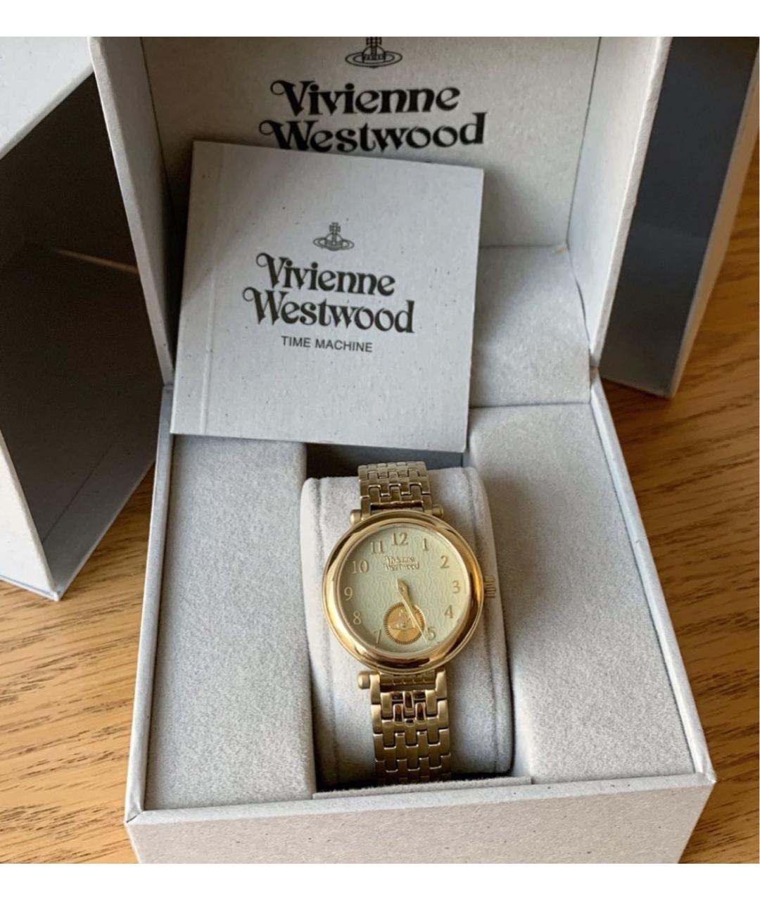 VIVIENNE WESTWOOD Золотые часы, фото 3