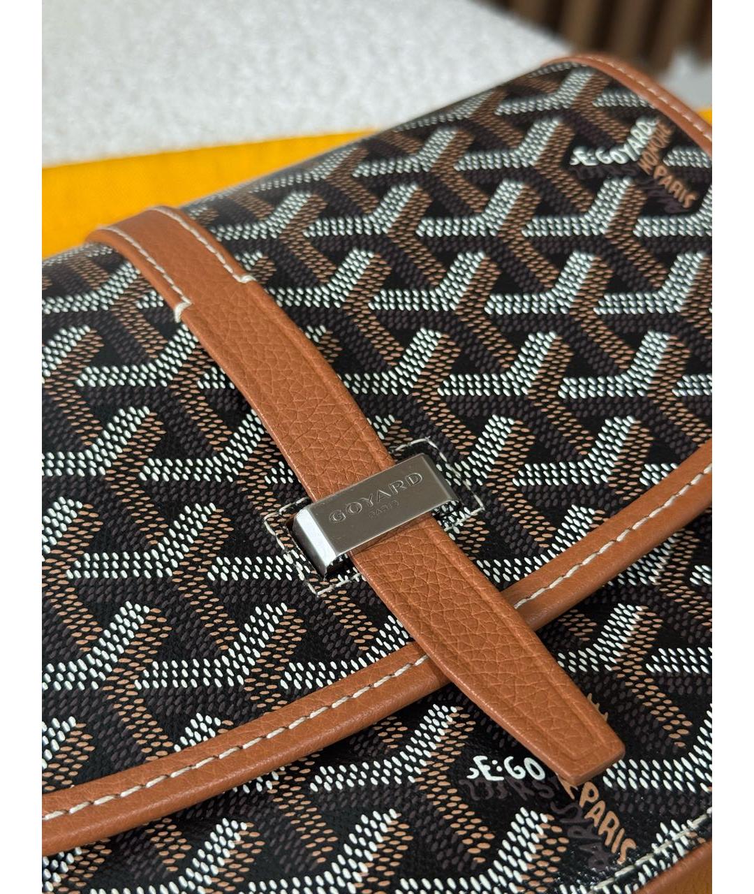 GOYARD Коричневая сумка на плечо, фото 2