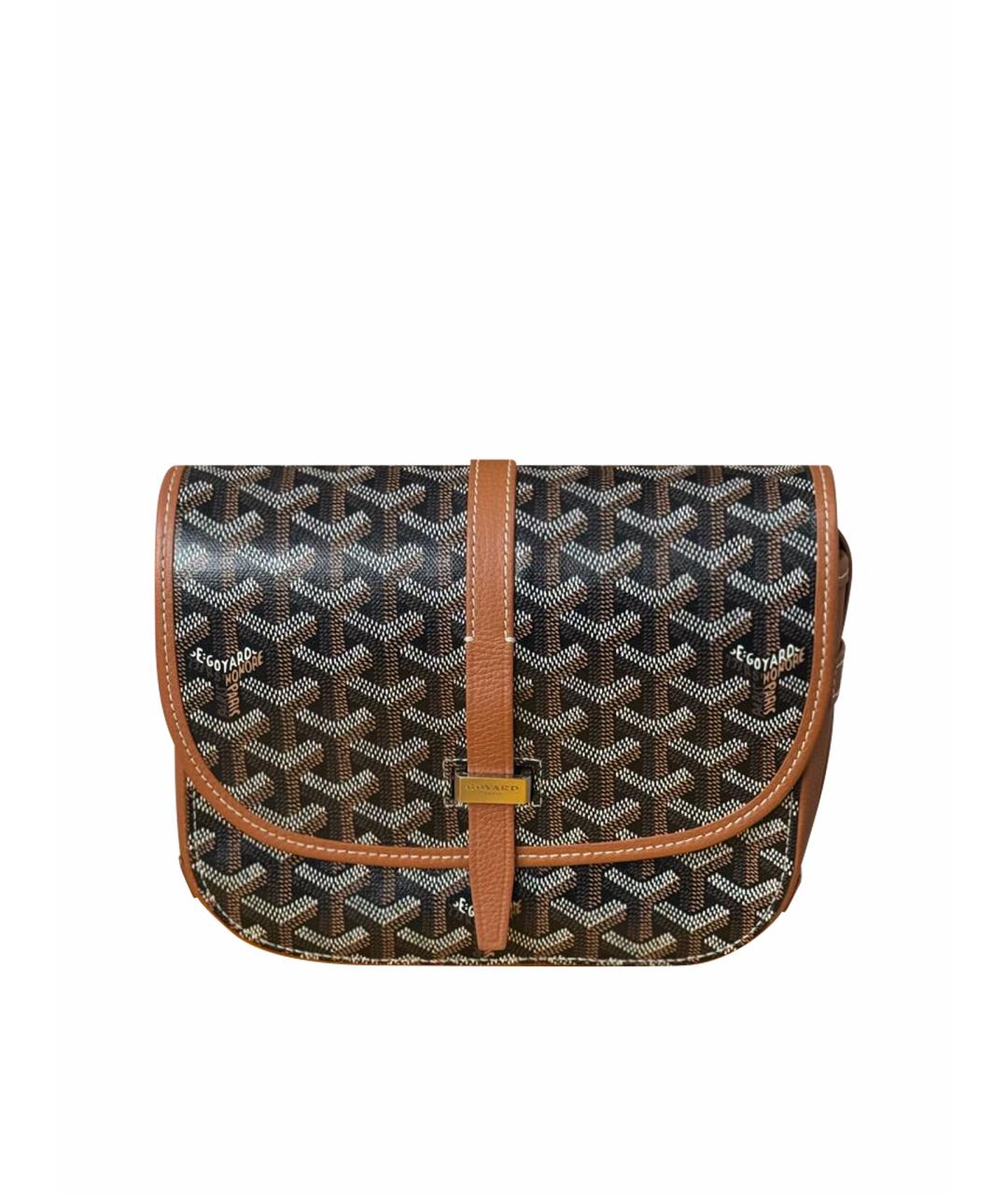 GOYARD Коричневая сумка на плечо, фото 1